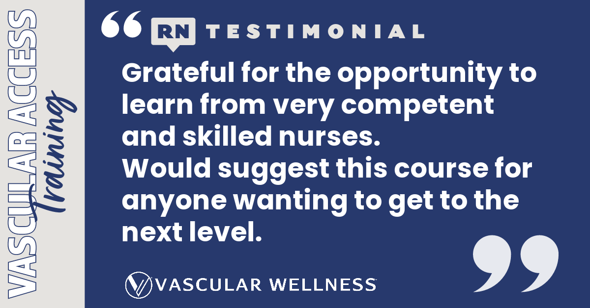Vascular Access Education and Training from Vascular Wellness
