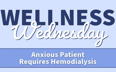 Anxious Patient Requires Hemodialysis